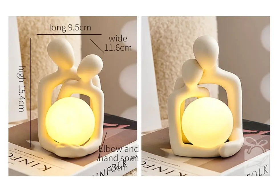 Luminária Decorativa Casal Apaixonado - LoveGlow! Decorilove