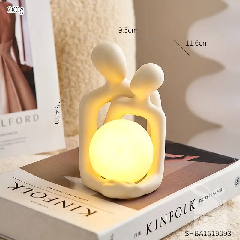 Luminária Decorativa Casal Apaixonado - LoveGlow! Decorilove