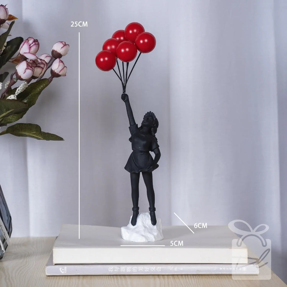 Estátua Decorativa - Balão Voador Decorilove