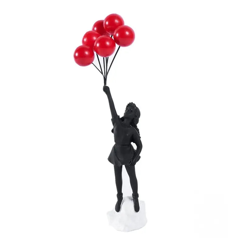 Estátua Decorativa - Balão Voador Decorilove