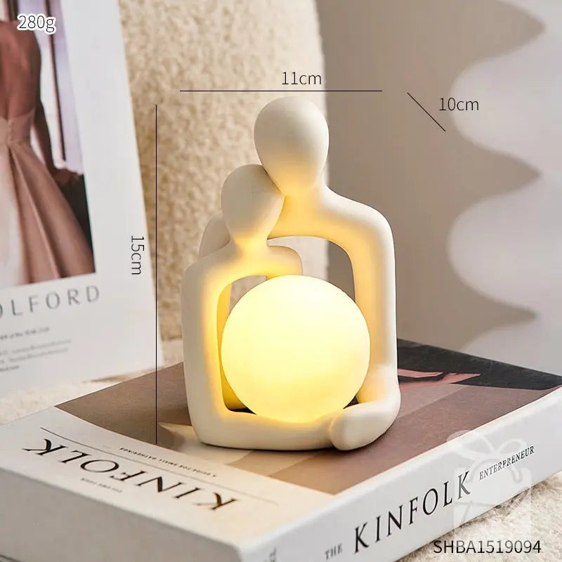 Luminária Decorativa Casal Apaixonado - LoveGlow! Decorilove