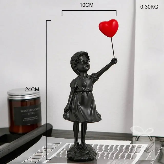 Estátua Decorativa - Balão Voador Decorilove